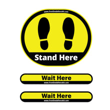 Load image into Gallery viewer, Social Distancing Pack (Poster & 3 Floor Decals)